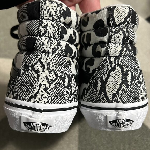 Vans SK8-Hi Snake Skin/Leopard/Plaid Sneakers Men's 5/Women's 6.5 - Picture 7 of 15
